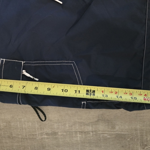 Vans shorts mens 32 striped swim trunks Blue - Picture 6 of 10